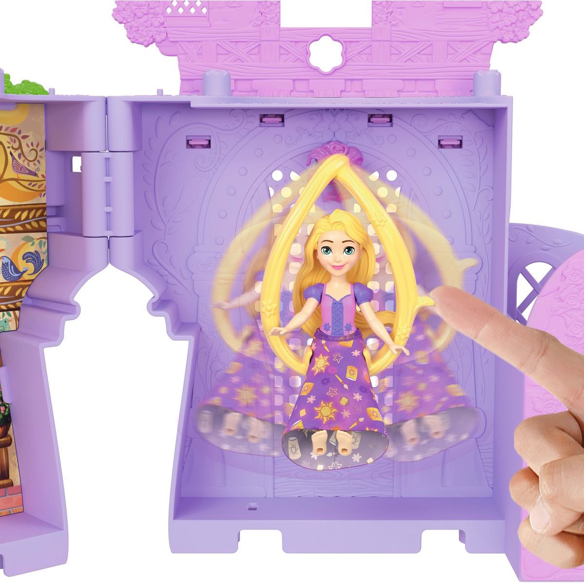 Disney Princess Věž s malou panenkou Locikou
