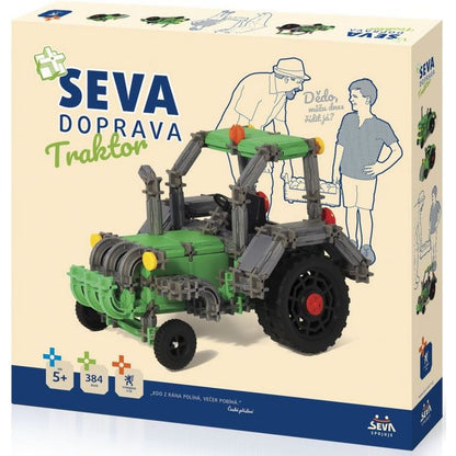 Seva Stavebnice Doprava Trakor 384 dílků