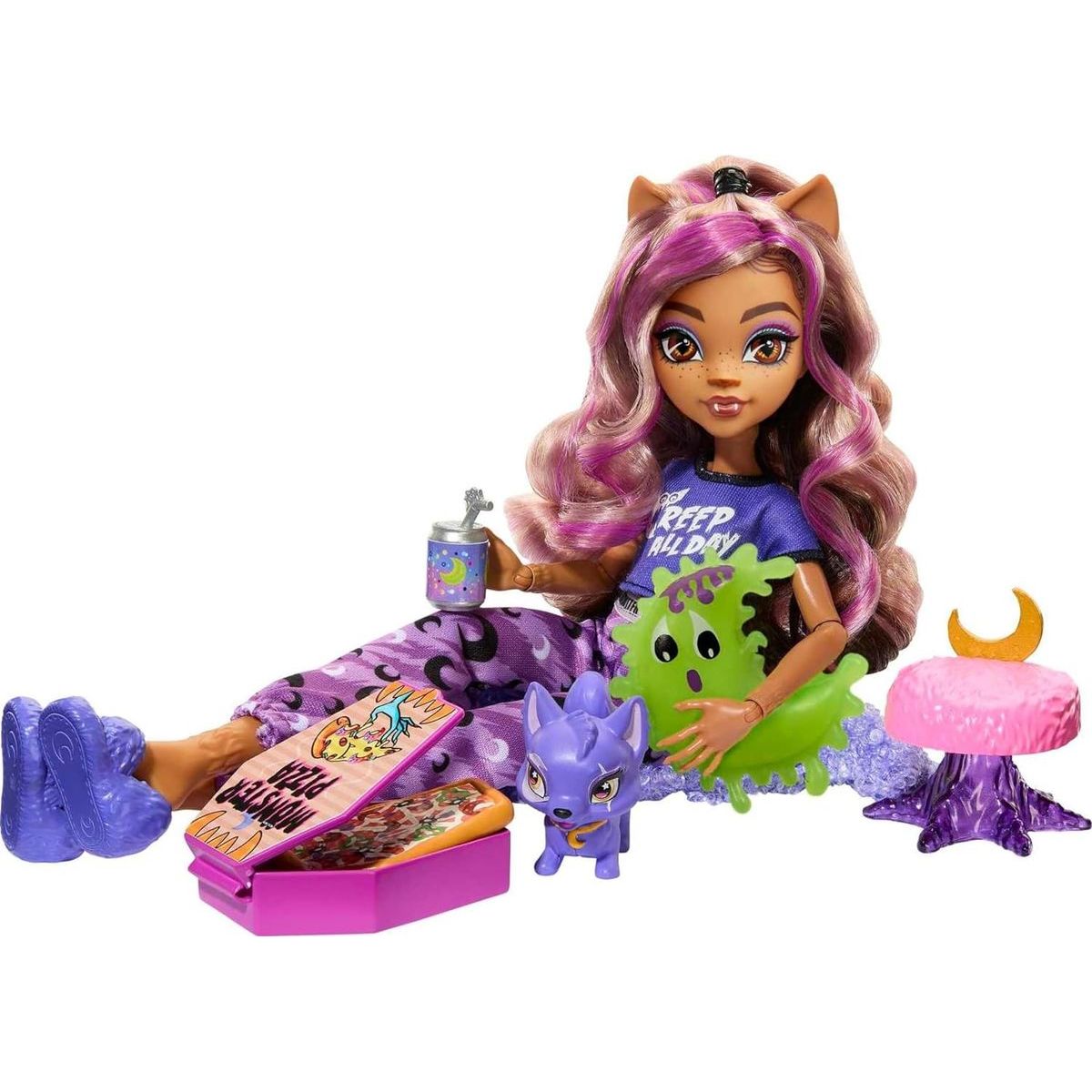 Monster High Creepover party panenka - Clawdeen - Poškozený obal