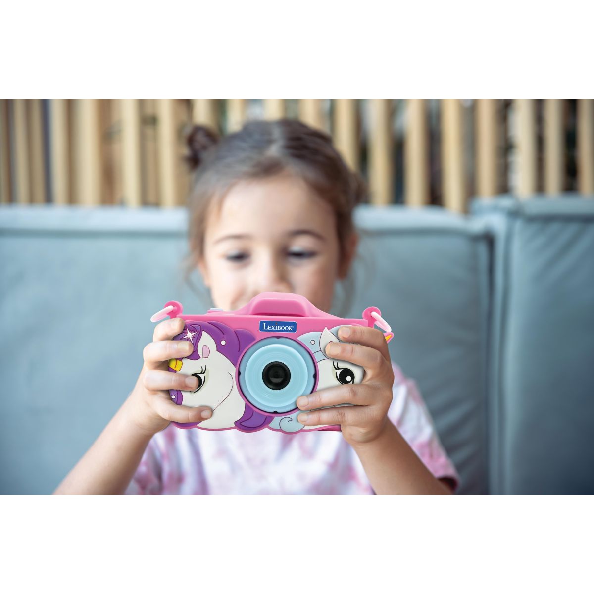 Lexibook Dětský fotoaparát s 3D krytem Jednorožec