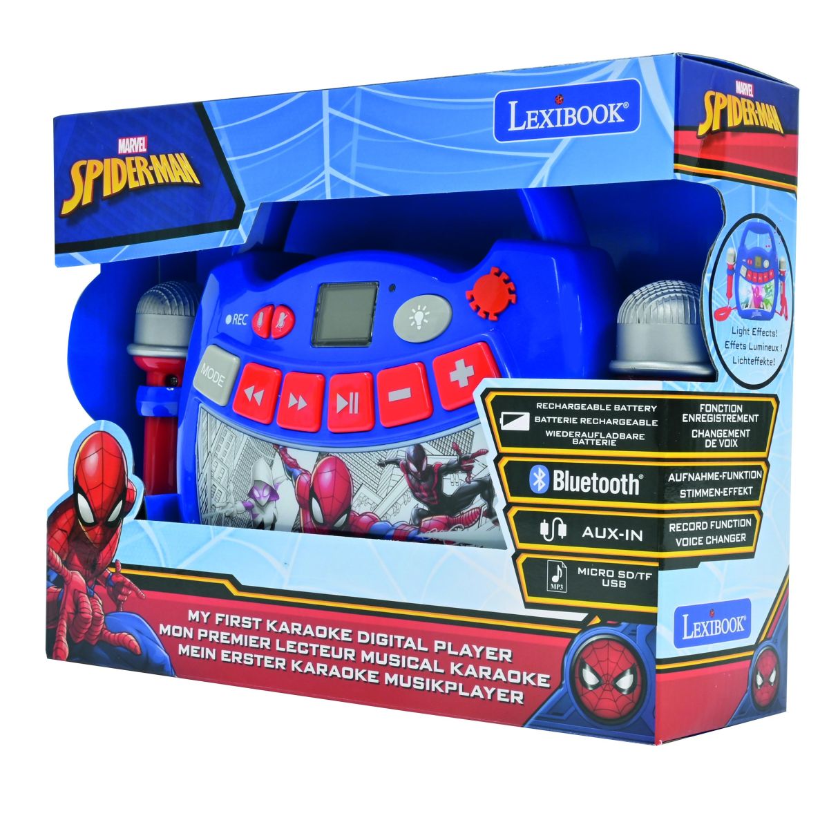 Lexibook Digitální reproduktor Spiderman se 2 mikrofony