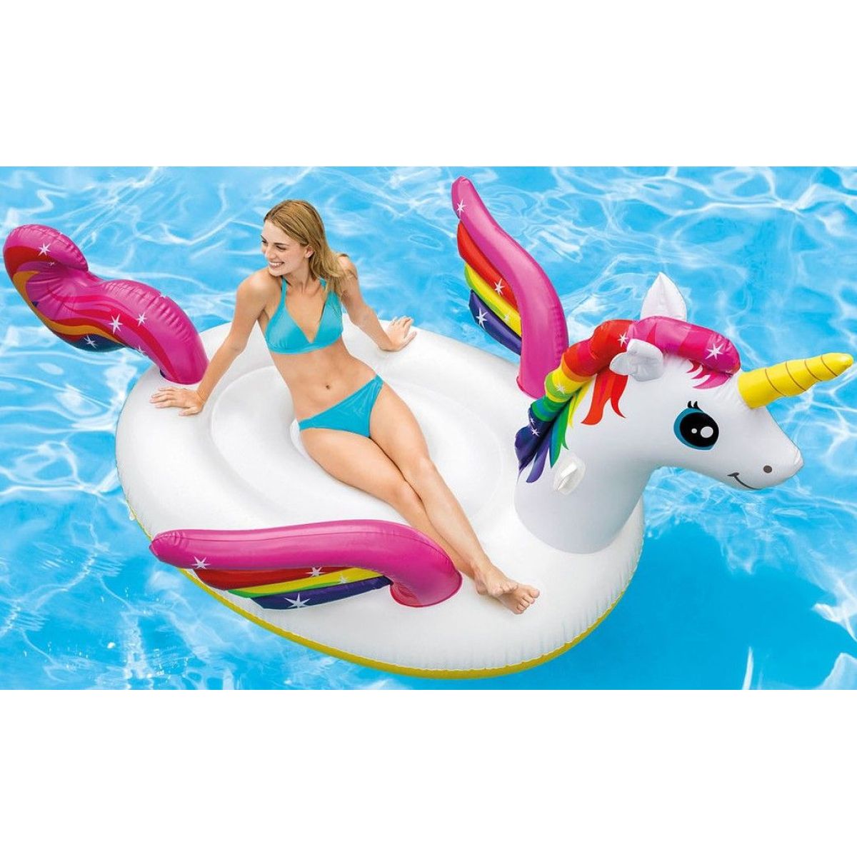 Intex 57291  Jednorožec nafukovací ostrov - Poškozený obal