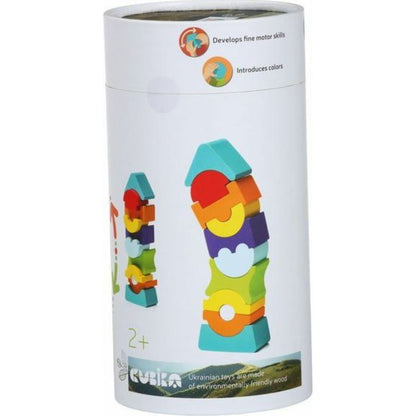 CUBIKA 12862 Balanční věž IX dřevěná skládačka