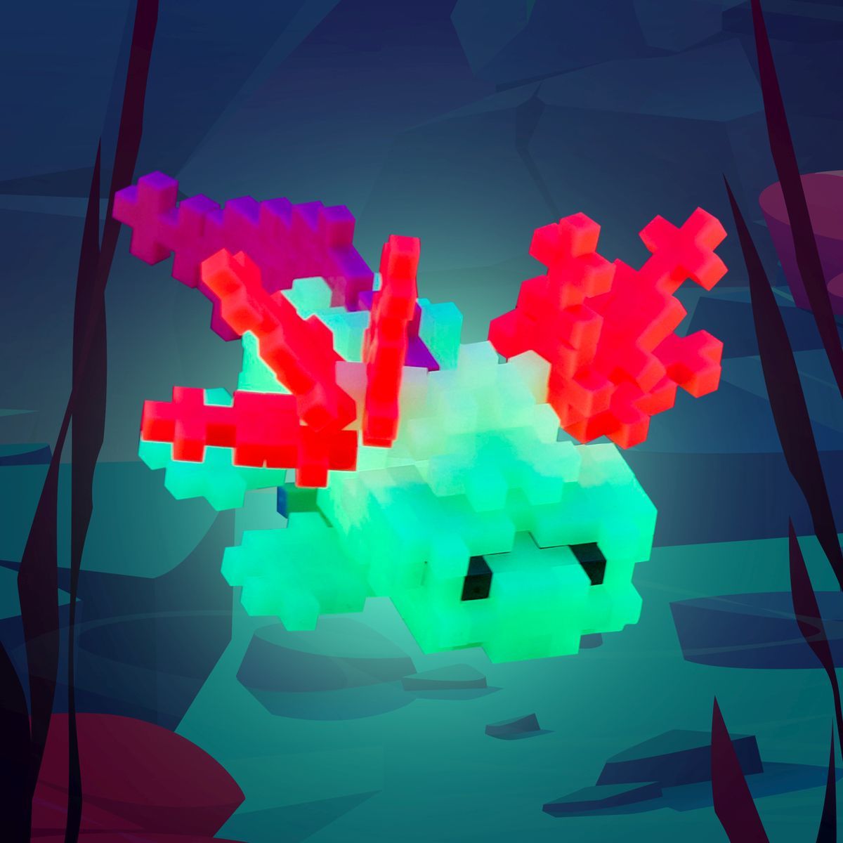 Plus-Plus Axolotl 100 dílků Tuba