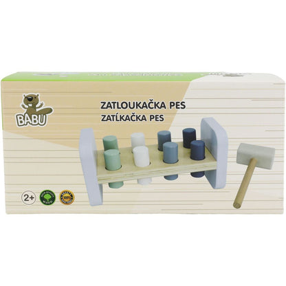 Babu Dřevěná zatloukačka pes