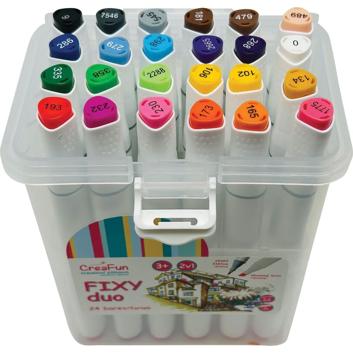 Sparkys CreaFun - Fixy DUO v boxu 24 barev