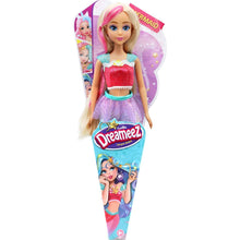 Funville Dreameez mořská panna v kornoutku blond vlásky