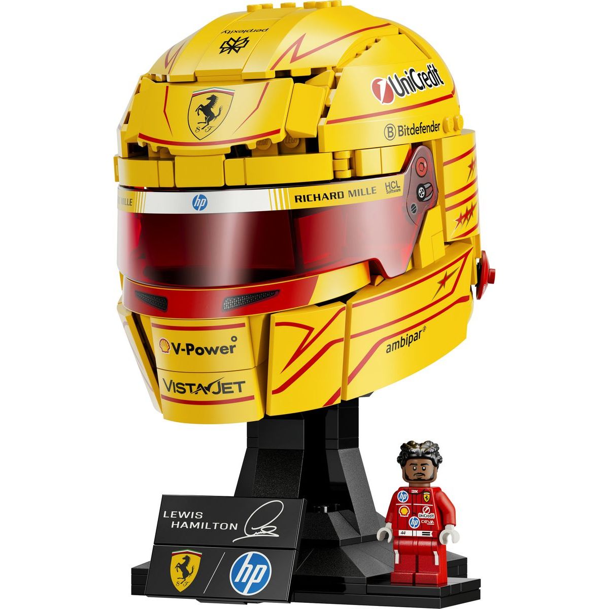 LEGO® Editions 43022 Helma Lewis Hamilton ze Scuderia Ferrari HP