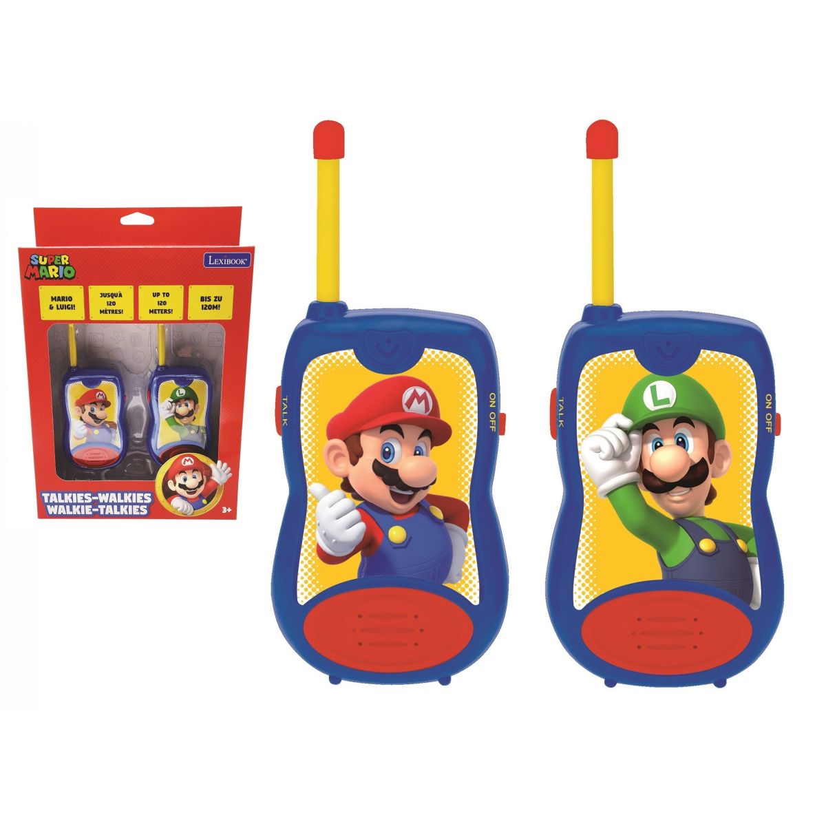 Lexibook Vysílačky Super Mario s dosahem 200 m