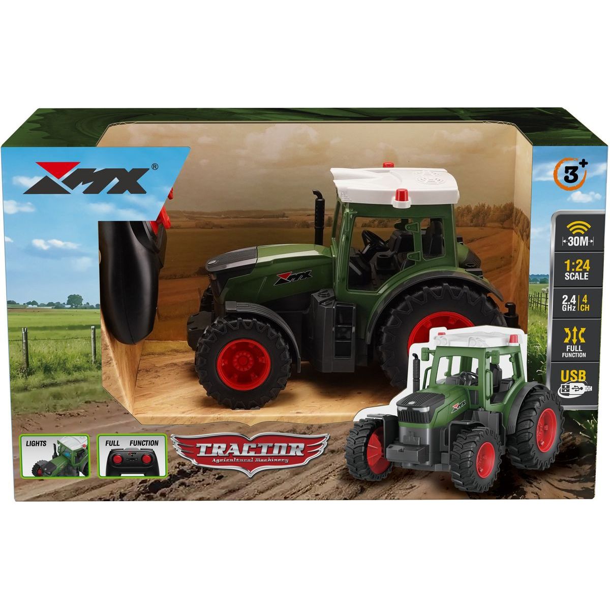 Alltoys RC zemědělský traktor 2.4Ghz