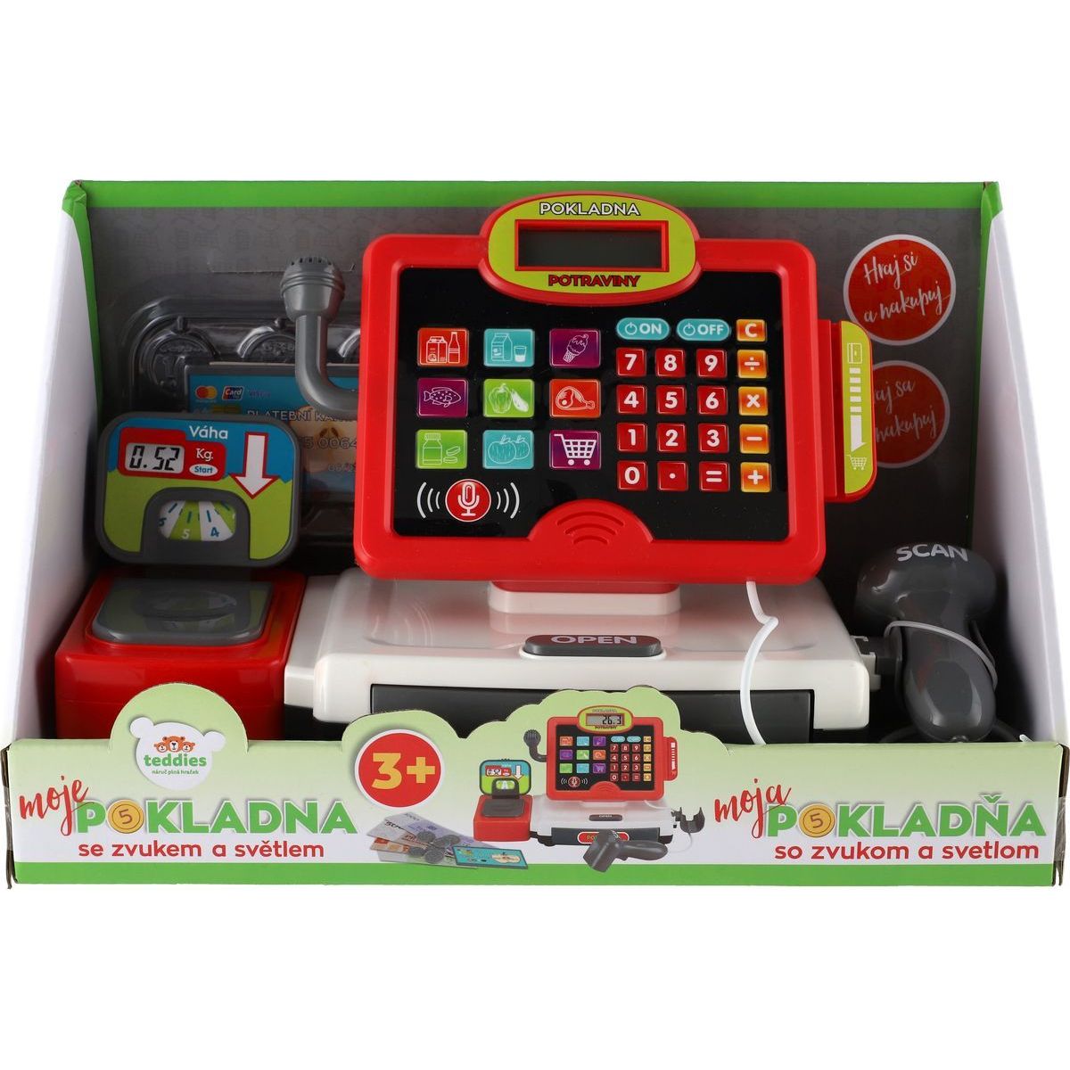 Teddies Pokladna malá digitální