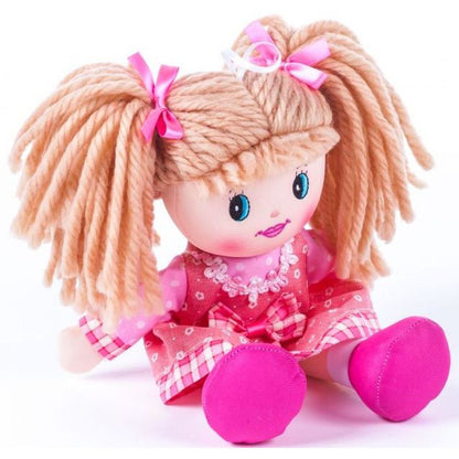 Teddies Mluvící panenka hadrová Terezka 30 cm