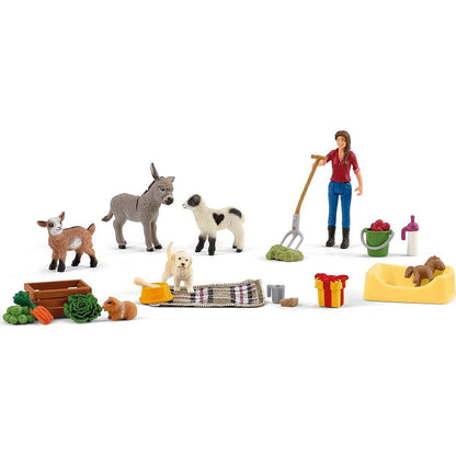 Schleich 98983 Adventní kalendář Domácí zvířata