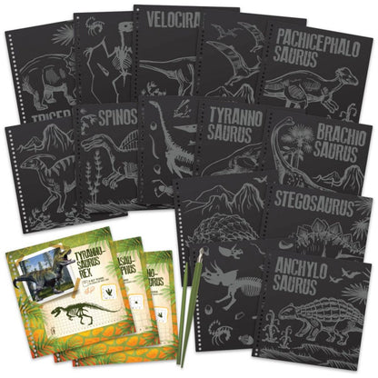 Nebulous Stars Dinosauři Vyškrabovací deníček