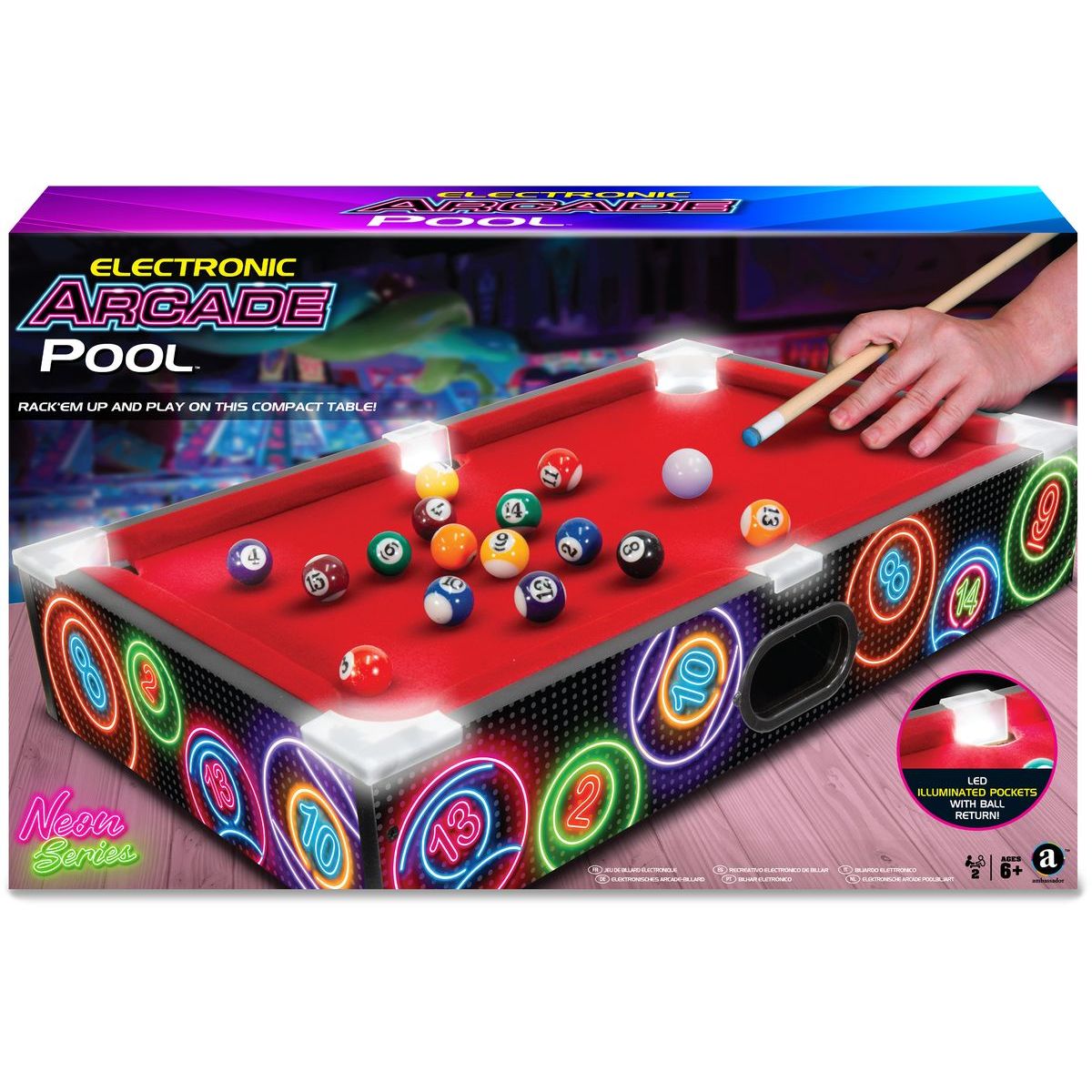 Sparkys Elektronický arkádový kulečník Neon