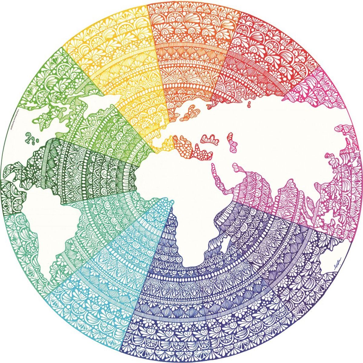 Ravensburger Puzzle Mandala 500 dílků