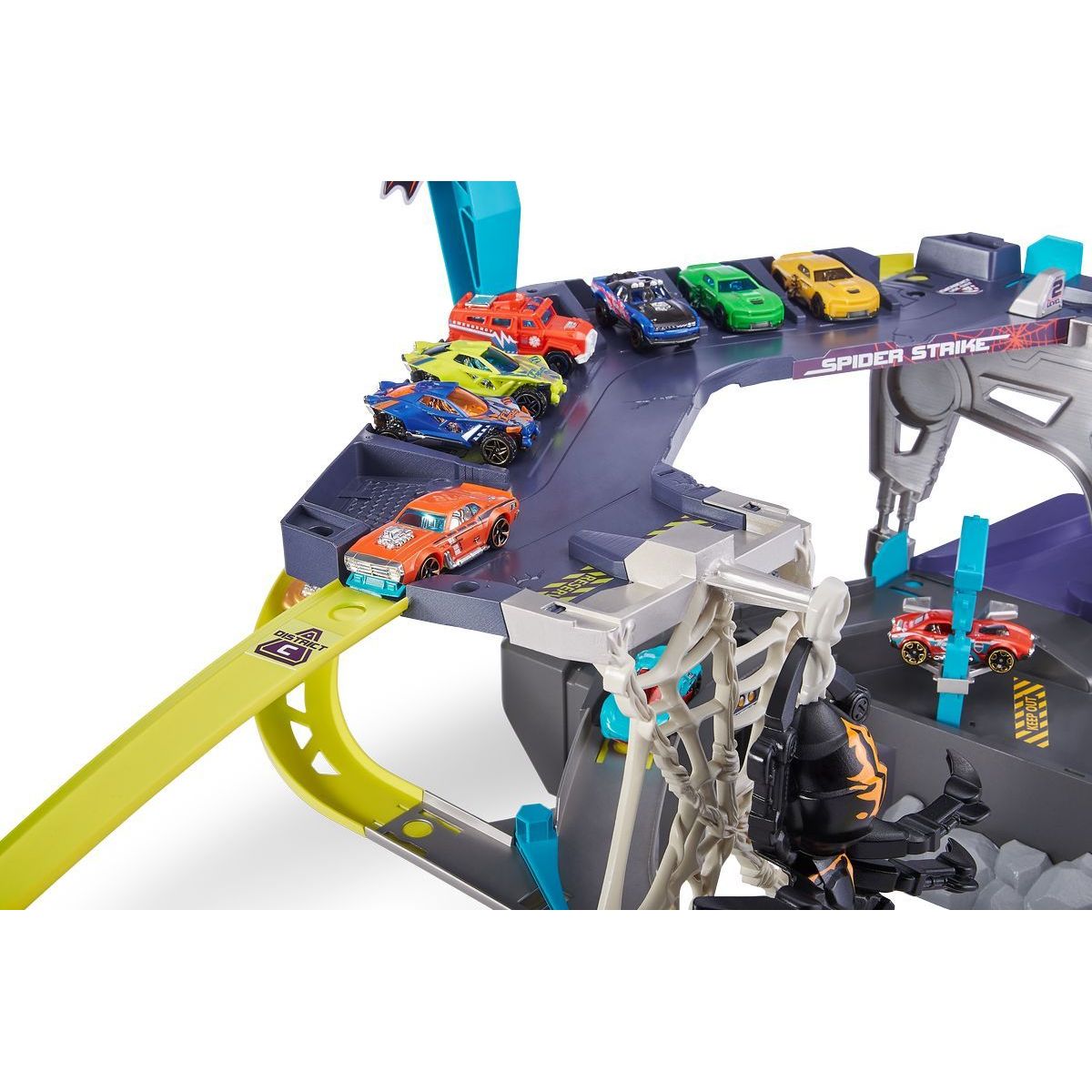 Metal Machines Pavoučí garáž Spider Strike - Poškozený obal