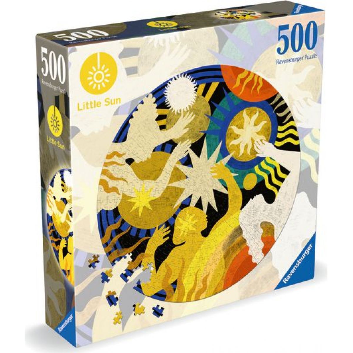 Ravensburger 120007654 Kruhové puzzle: Little Sun - Zapojení se 500 dílků