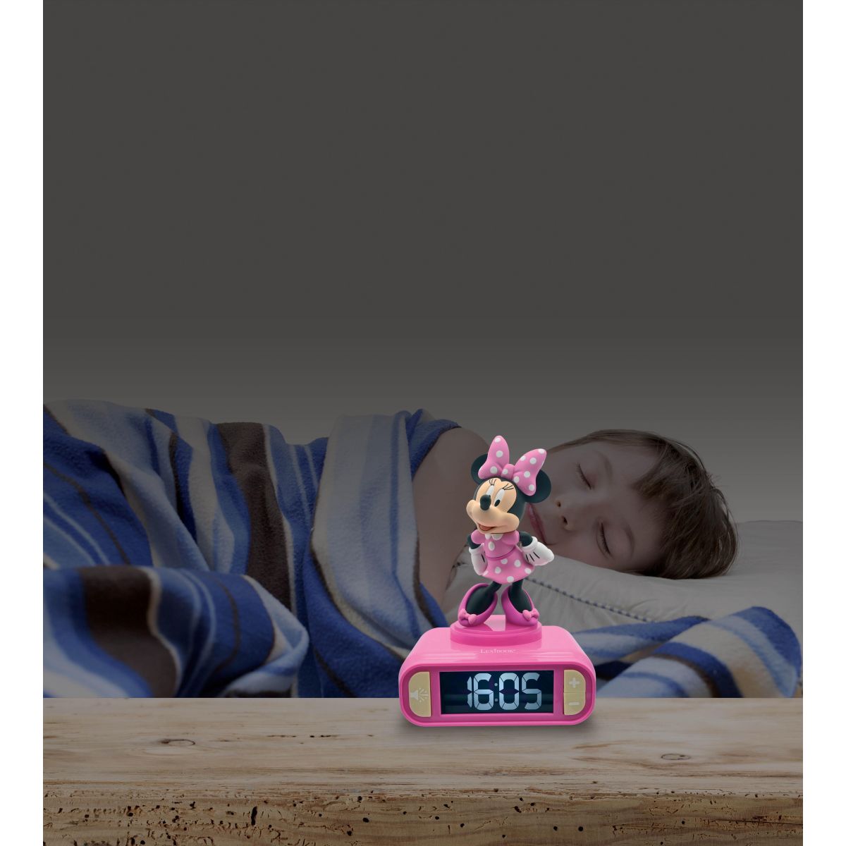Lexibook Budík Minnie se svítící figurkou
