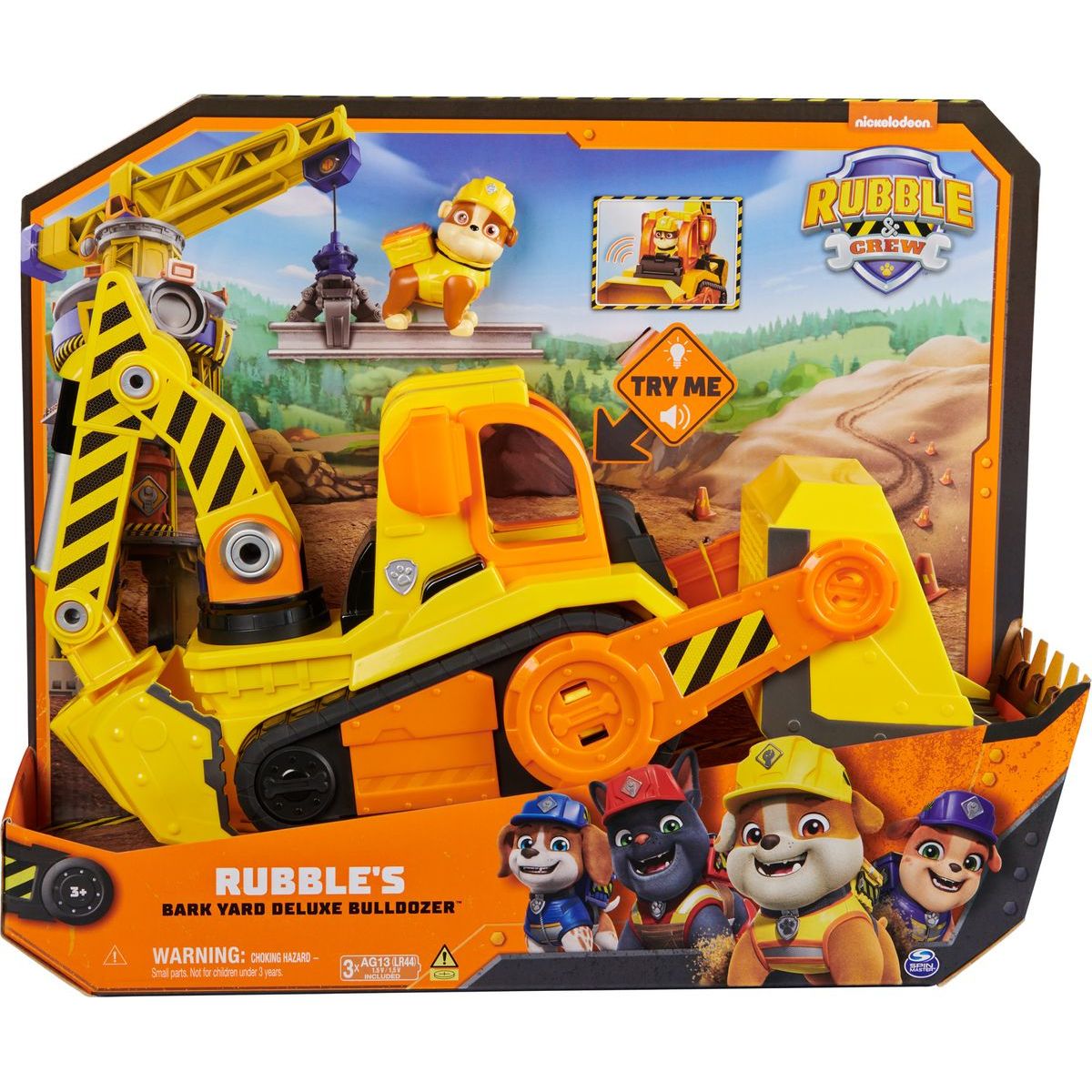 Spin Master Rubble & Crew interaktivní vozidlo se zvuky Rubble