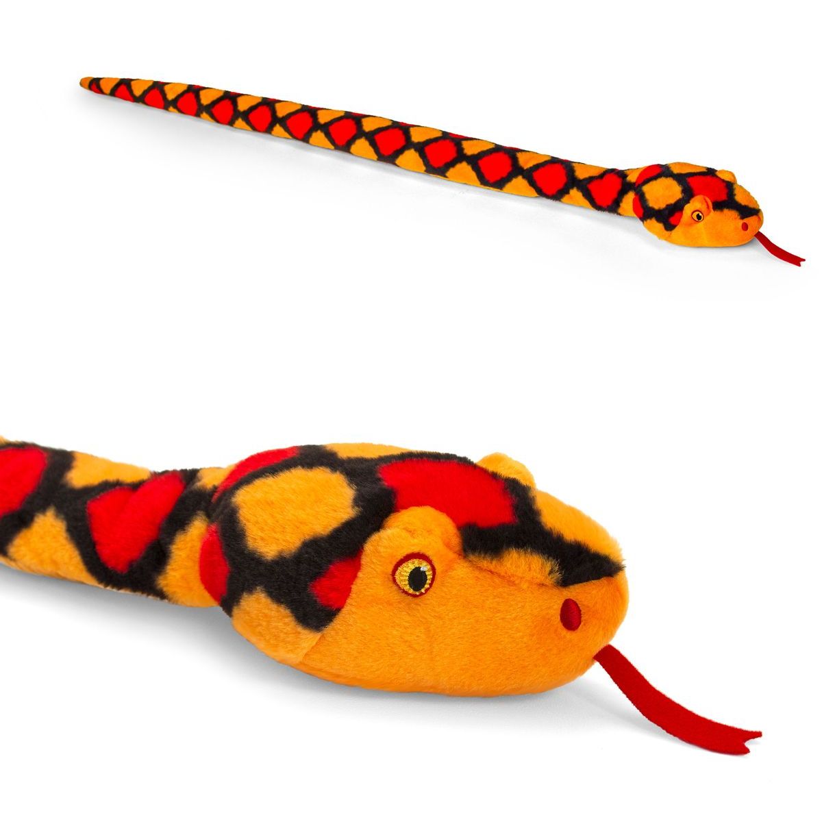 KEEL TOYS Keeleco Had 100 cm oranžový
