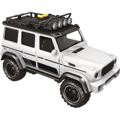 Sparkys CITY SERVICE CAR - 1:14 - Terénní vozidlo s přívěsem a koněm (se zvukem a světly)