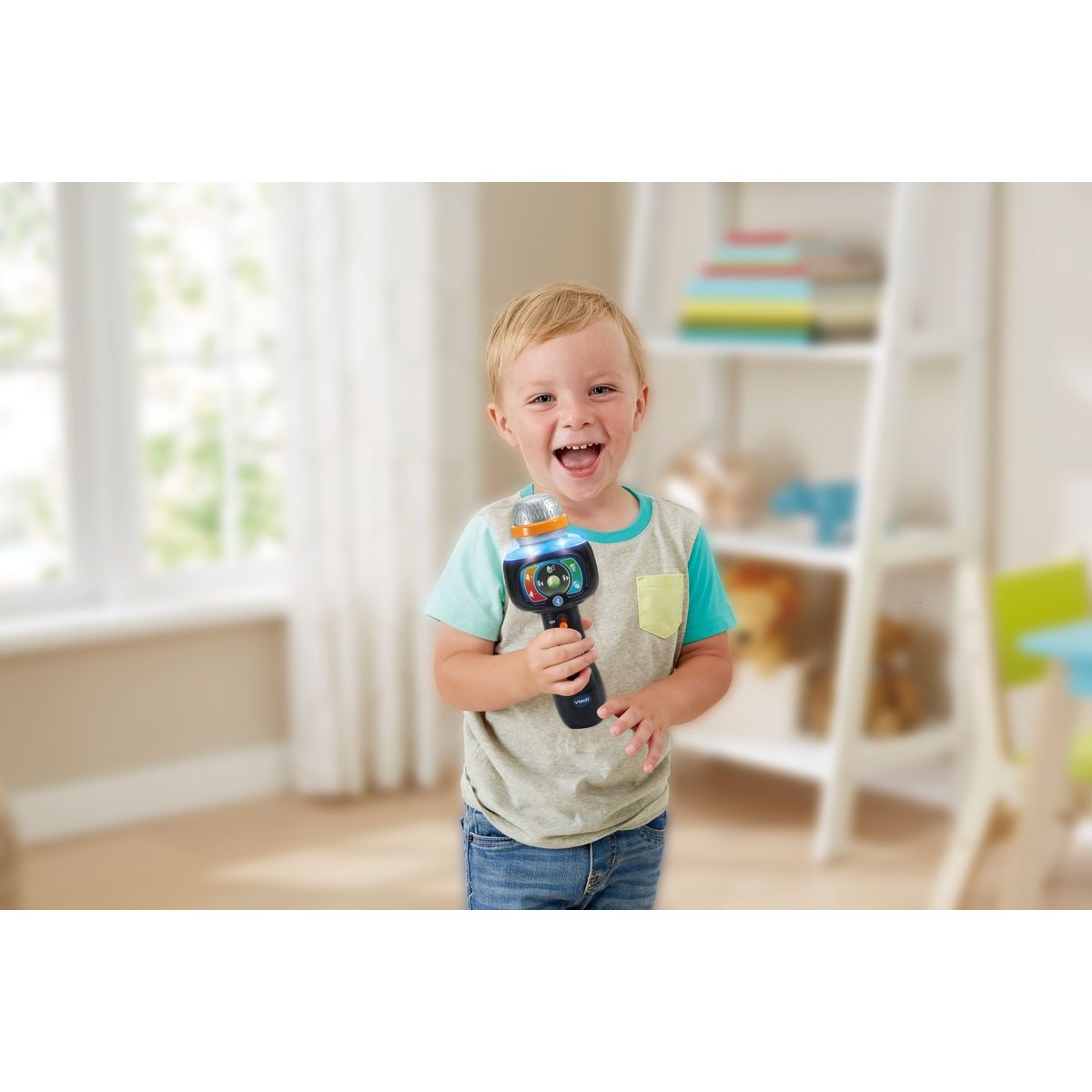 VTech Karaoke mikrofon s písničkami CZ