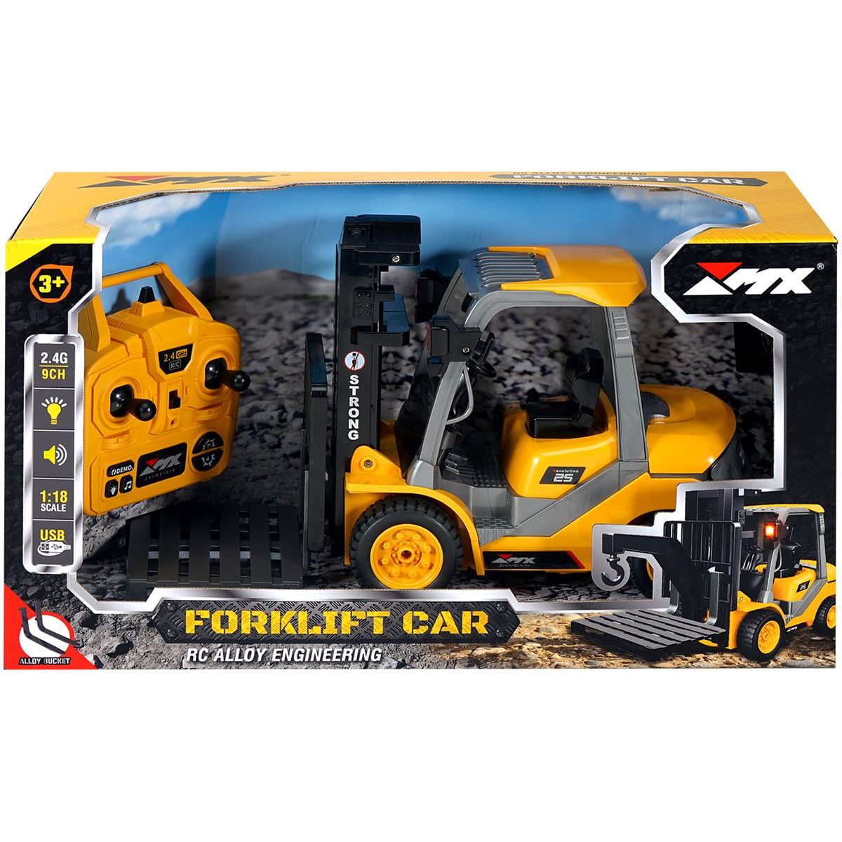 Alltoys RC vysokozdvižný vozík 1:18 2.4Ghz