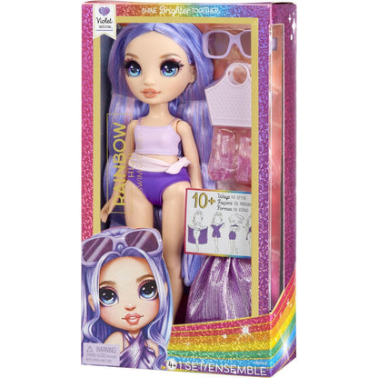 Rainbow High Fashion panenka v plavkách Violet Willow
