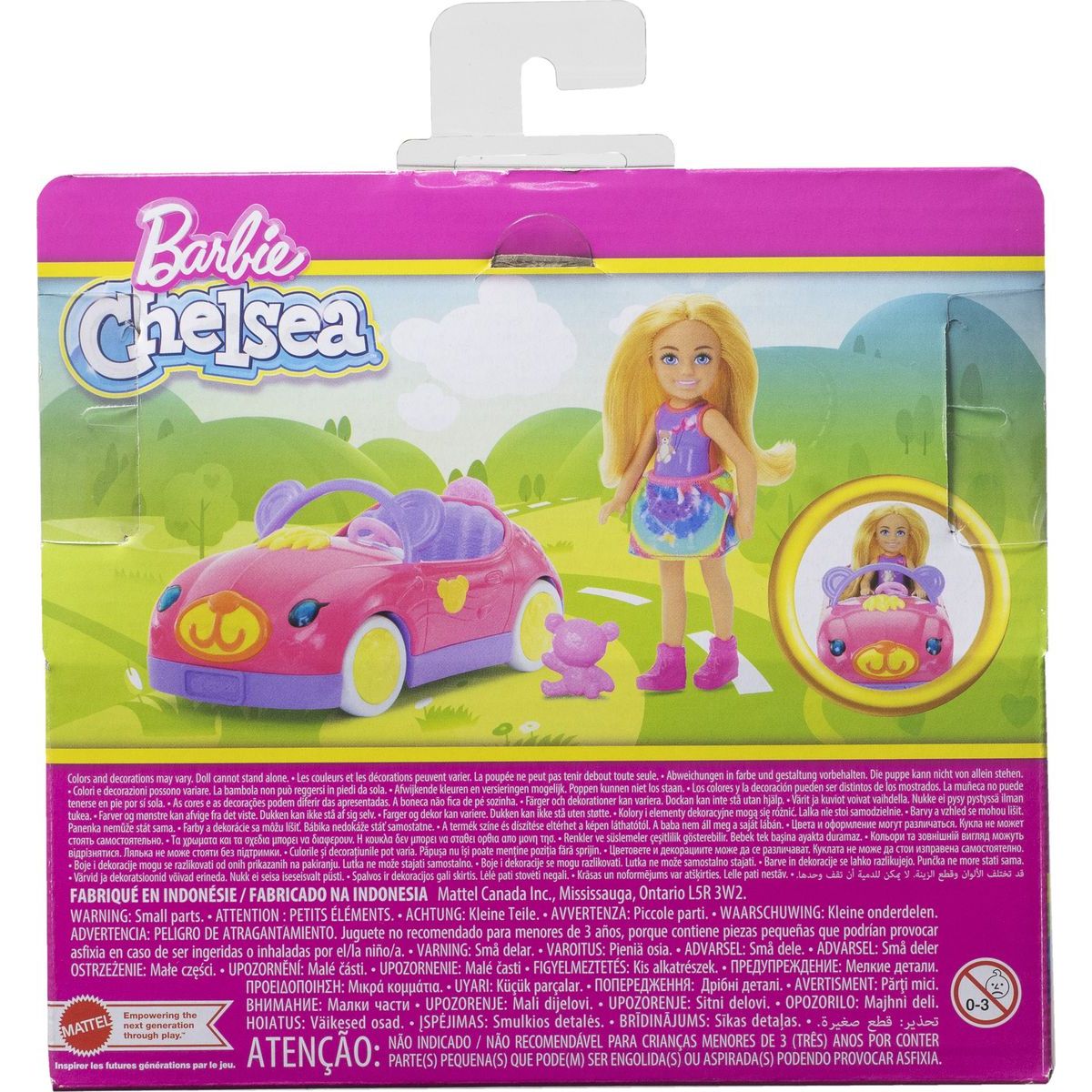 Barbie Chelsea a medvídkové autíčko