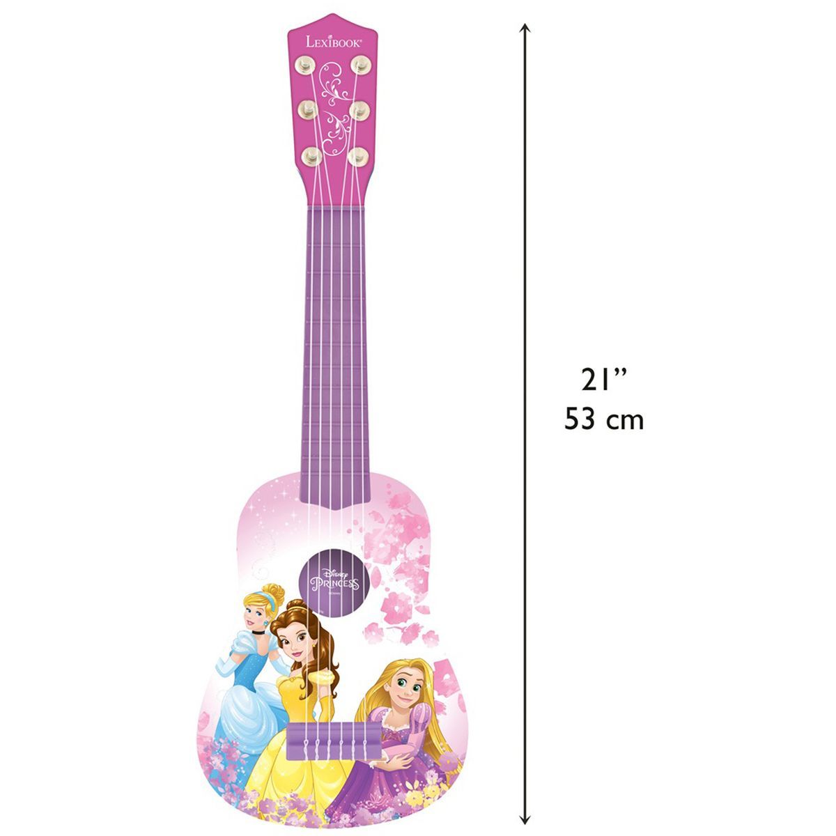Lexibook Moje první kytara 52 cm Disney Princezny