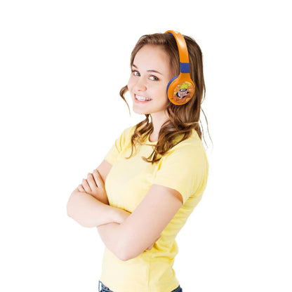 Lexibook 2v1 bluetooth skládací sluchátka Naruto s limitem hlasitosti