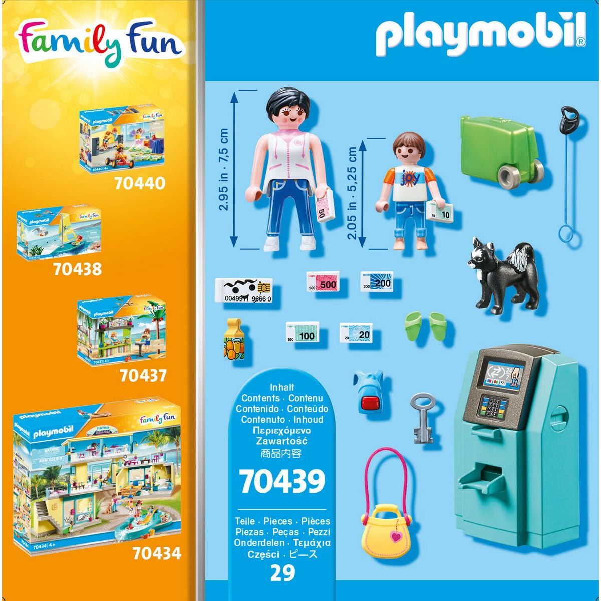 PLAYMOBIL® 70439 Turisti s bankomatem