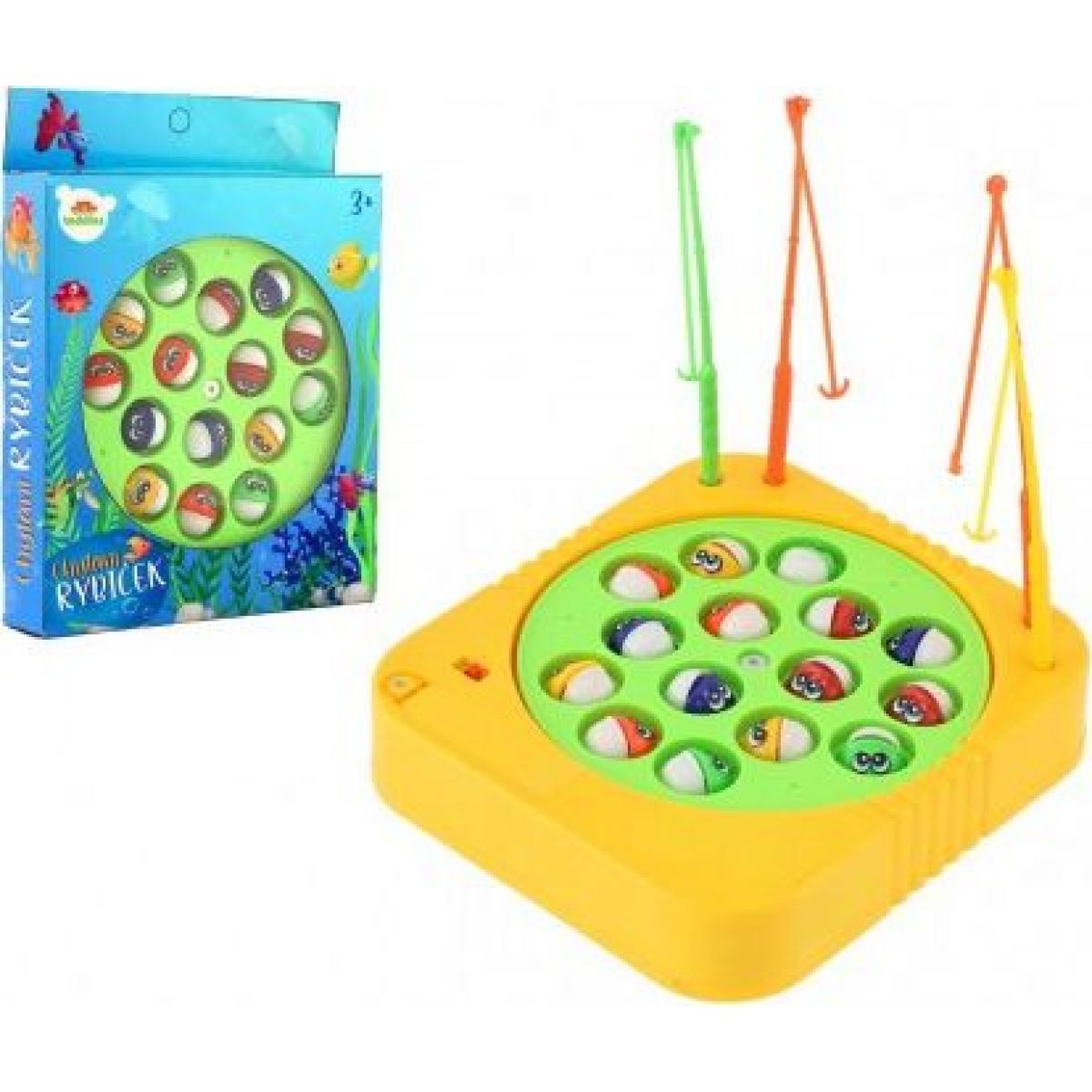 Teddies Chytání rybiček hra pro nejmenší na baterie