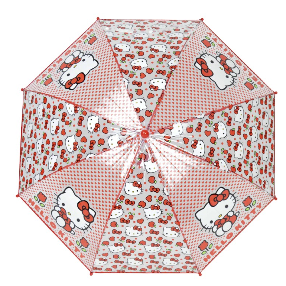 Hello Kitty automatický deštník 48 cm červený