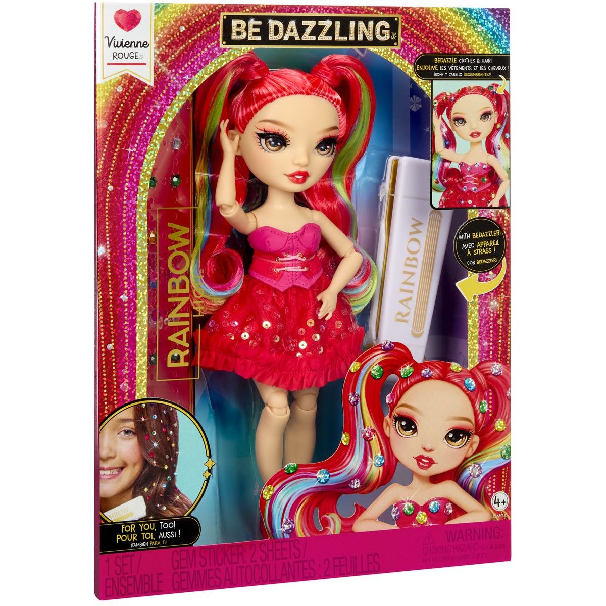 Rainbow High Be Dazzling Fashion panenka - Vivienne Rouge (Red)