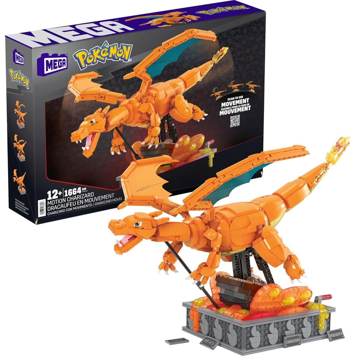 Mega Pokémon Pohyblivá figurka - Charizard