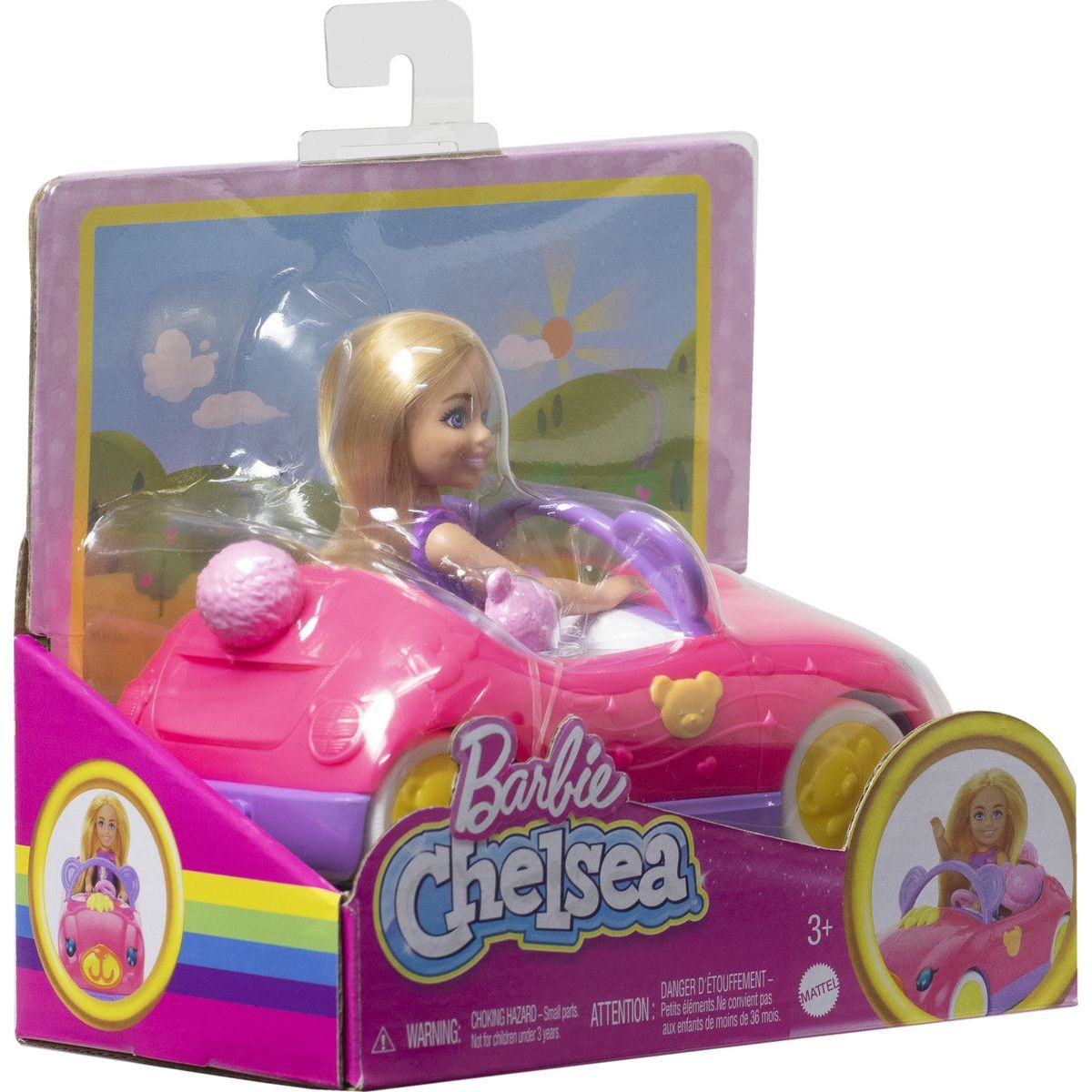 Barbie Chelsea a medvídkové autíčko