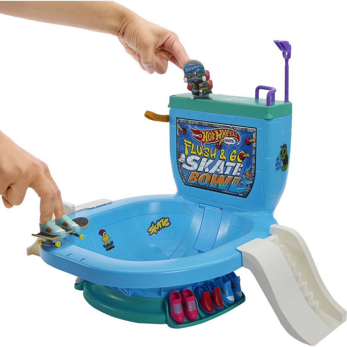 Hot Wheels Skates Splachovací fingerboard skatepark
