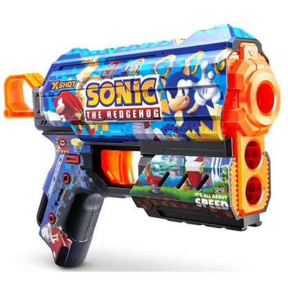 ZURU X-SHOT Skins Flux SONIC the Hedgehog