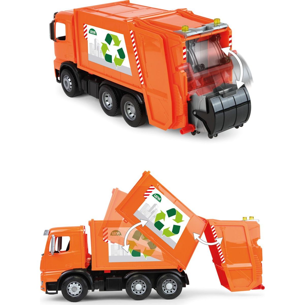 Lena 4614 Mercedes Arocs popelář v kartónu