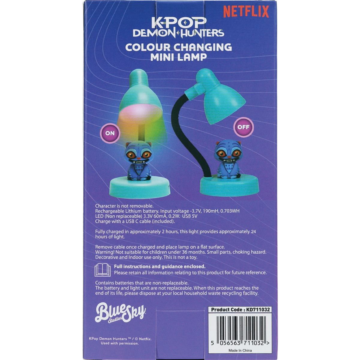 Bluesky K-pop Demon Hunters USB mini lampička Derpy