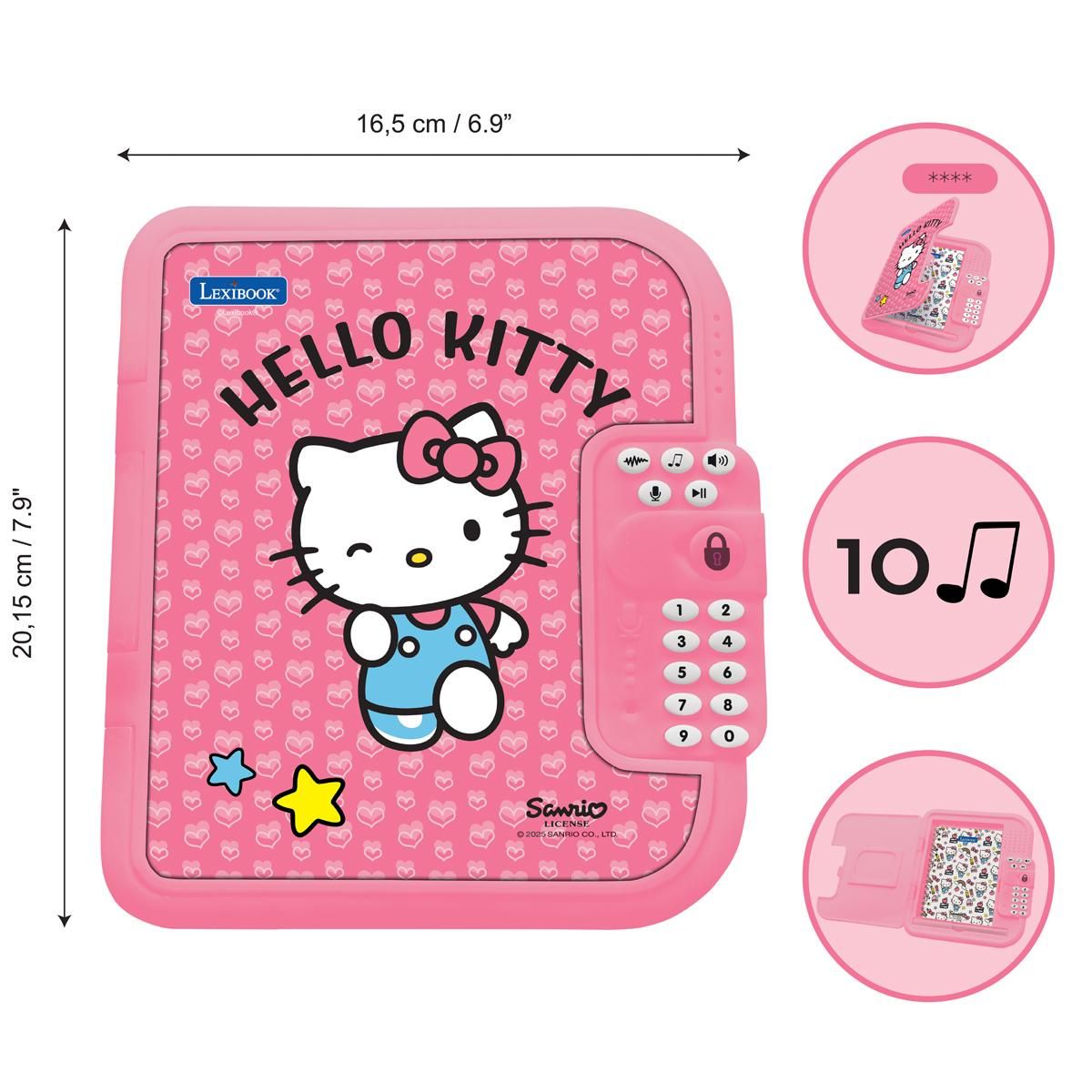 Lexibook Elektronický tajný deník Hello Kitty