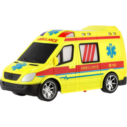 Teddies Auto RC ambulance plast 20 cm 27 MHz