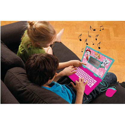 Lexibook Česko-anglický růžový notebook Tlapková patrola