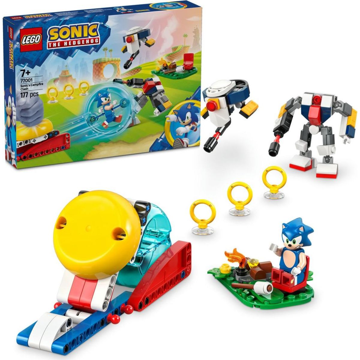 LEGO® Sonic the Hedgehog™ 77001 Sonic a souboj u táboráku