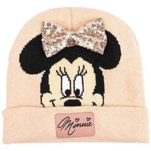 Pletená čepice s třpytivou mašlí Disney Minnie