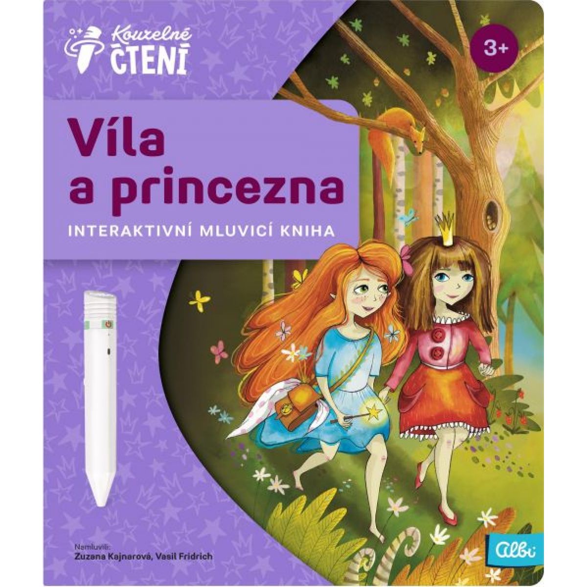 Albi Kouzelné čtení Kniha Víla a princezna CZ