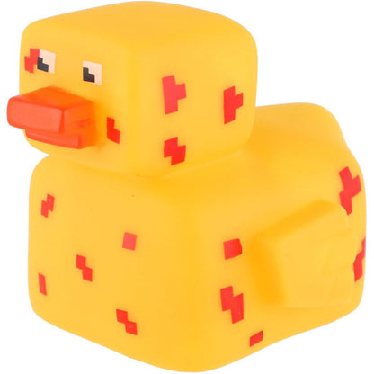 Teddies Kačenka pixel do vany guma 8x10cm 4 barvy 24ks v boxu