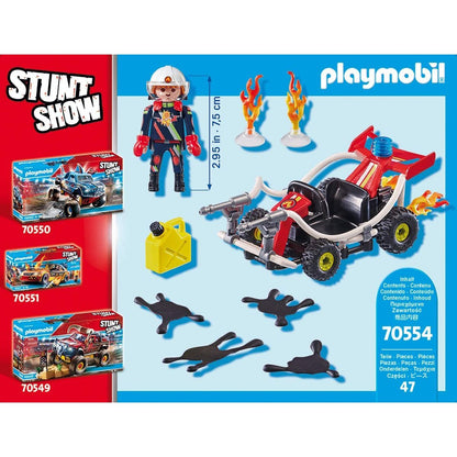 PLAYMOBIL® 70554 Kaskadérská show Požární motokára
